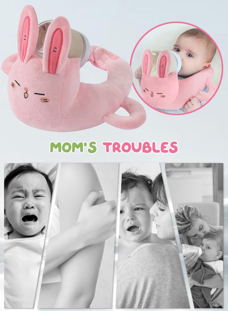 URbazaar Baby Self Feeding Cushion, Baby Self Feeding Pillow, Breast Feeding Pillow, Baby Feeding Bottle Holder, Baby Organic Cotton - Image 2