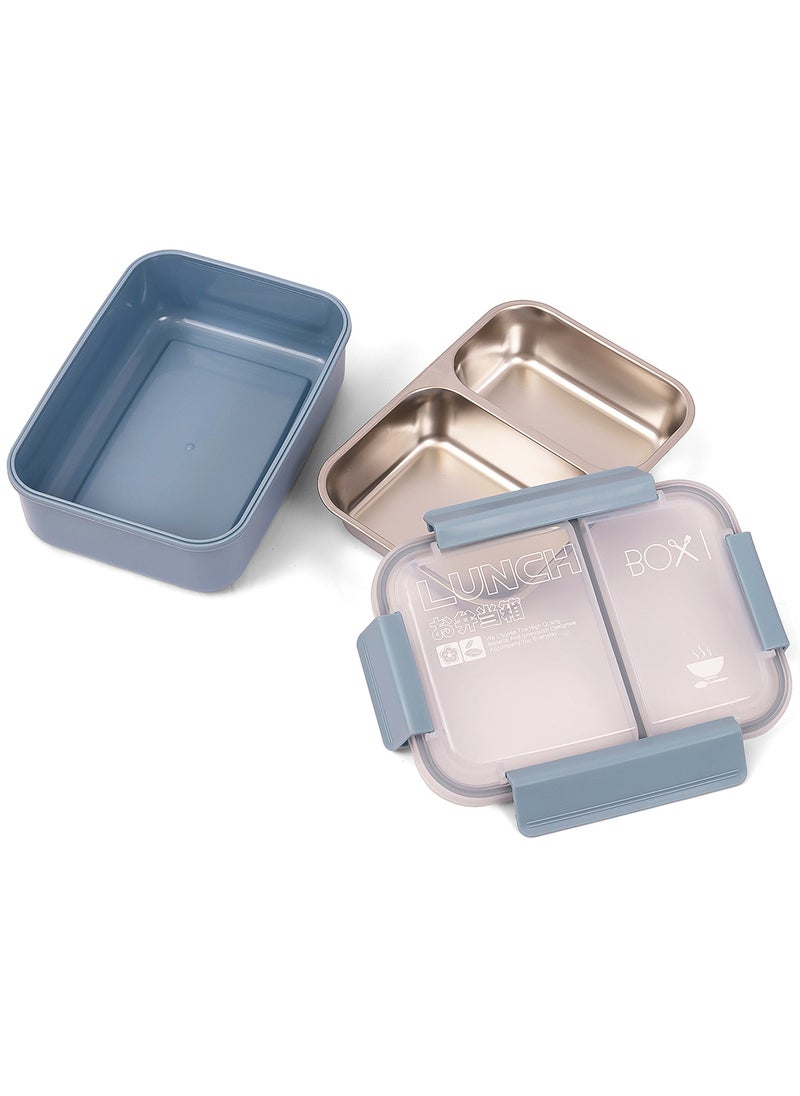 Lunch Box With BPA Free And Leakproof - Blue