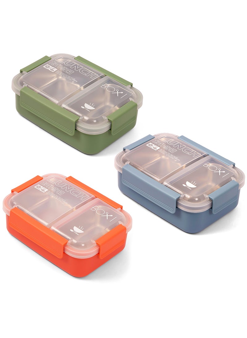 Lunch Box With BPA Free And Leakproof - Blue