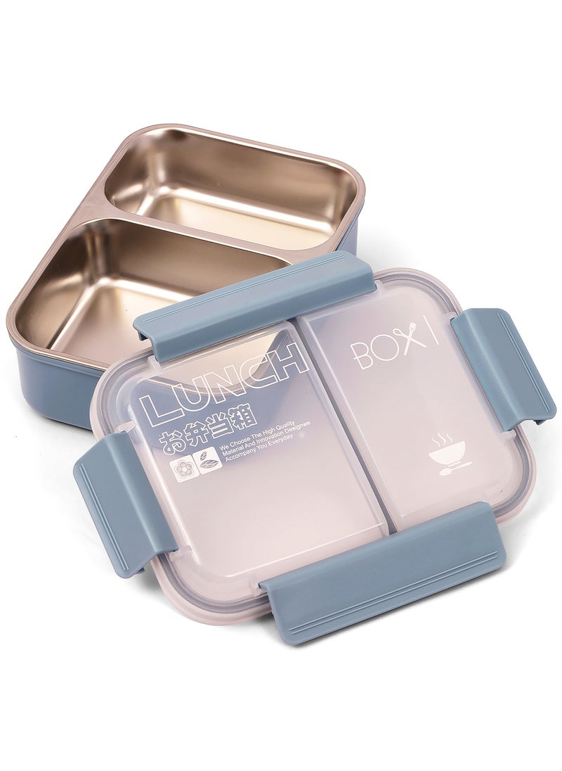 Lunch Box With BPA Free And Leakproof - Blue