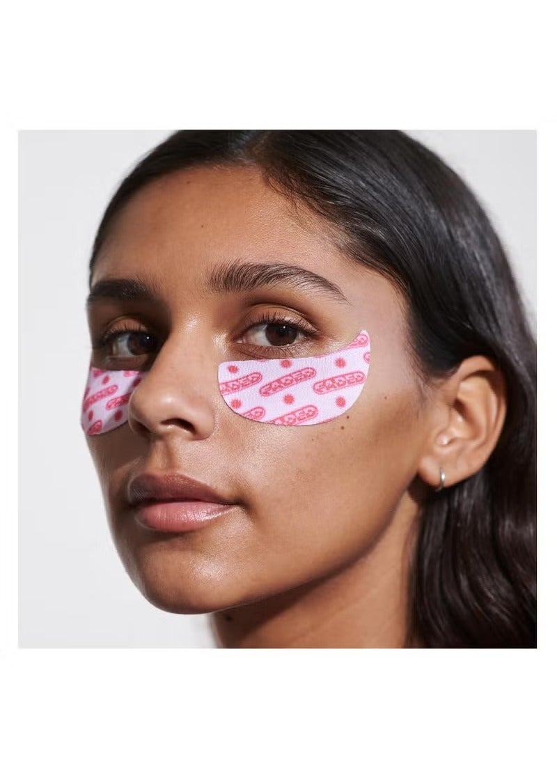 Topicals Faded Brightening Under Eye Masks | Patches to Depuff, Hydrate, Brighten and Cool | Reduce Dark Circles and Fine Lines | Contains Kojic Acid, Caffeine and Niacinamide (Set of 6) - Packaging may vary - Image 4