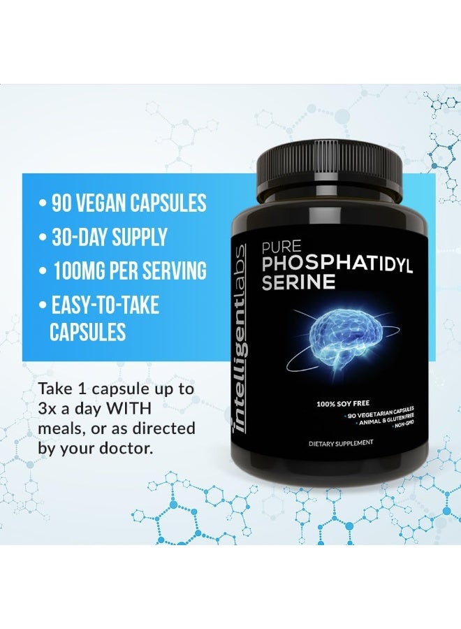 Intelligent Labs Phosphatidylserine 100Mg, 100% Soy Free Pure Phosphatidylserine By - Image 3