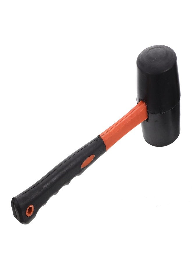 بارتي كينج دوم مطرقة مطاطية مضادة للانزلاق من PartyKindom بمقبض من الألياف لتركيب أرضيات البلاط والحرف اليدوية والمجوهرات والاستخدام المنزلي مطرقة مقاومة للصدمات لتزيين المنزل والحرف اليدوية - Image 1