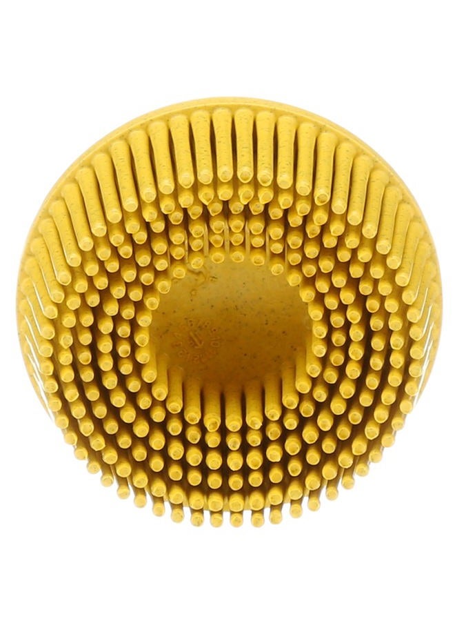 3M Scotch-Brite Roloc Bristle Disc 07525, 2 in x 5/8 Tapered MED - Image 1