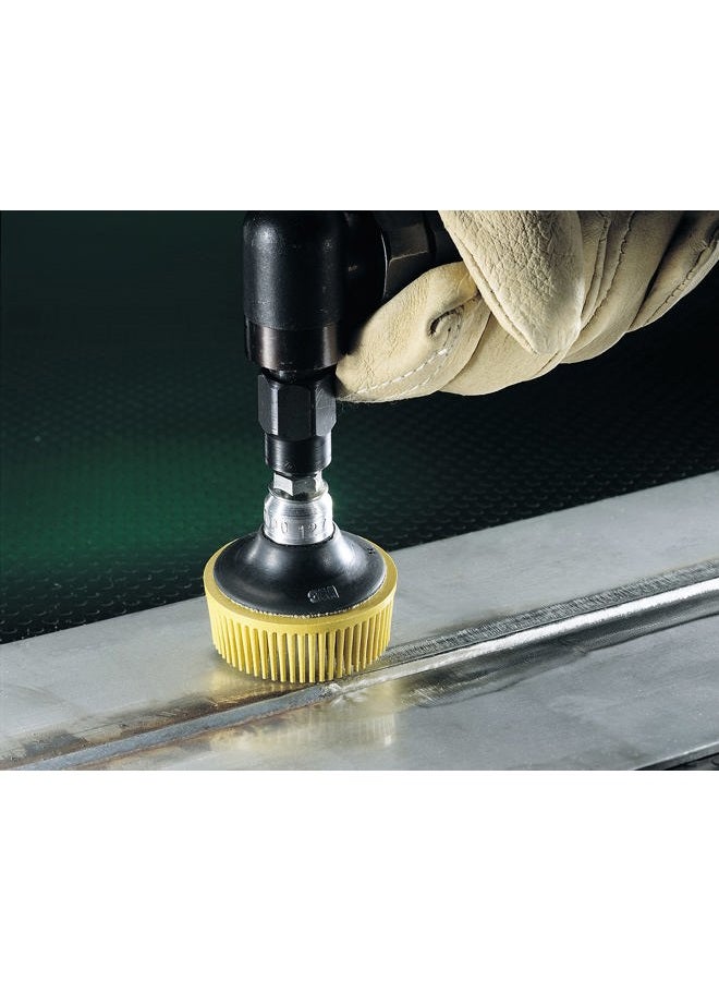 3M Scotch-Brite Roloc Bristle Disc 07525, 2 in x 5/8 Tapered MED - Image 3