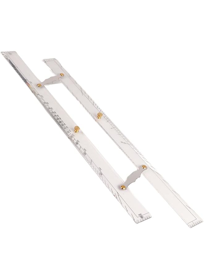 erorex Marine Navigation Parallel Ruler Clear Scale Navigation Parallel Ruler Strong For Drawing 600Mm - Image 5