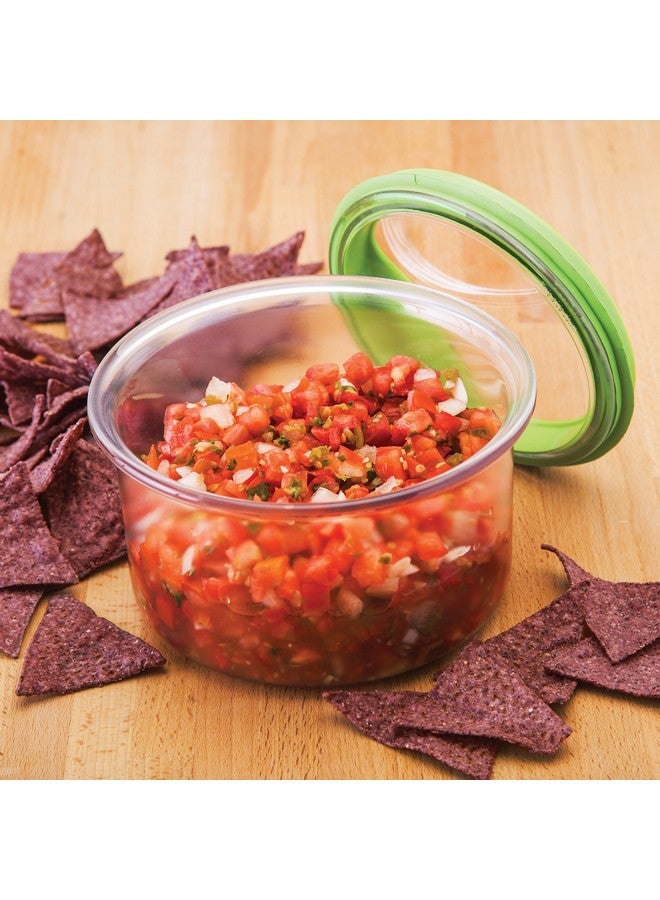 بريب ووركس حاوية تخزين بلاستيكية للمطبخ من بروكيبر من بروجريسيف إنترناشونال فريش جواكامولي مع غطاء محكم الإغلاق (أخضر) - Image 2