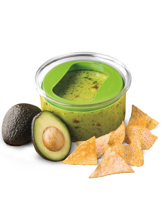 بريب ووركس حاوية تخزين بلاستيكية للمطبخ من بروكيبر من بروجريسيف إنترناشونال فريش جواكامولي مع غطاء محكم الإغلاق (أخضر) - Image 1