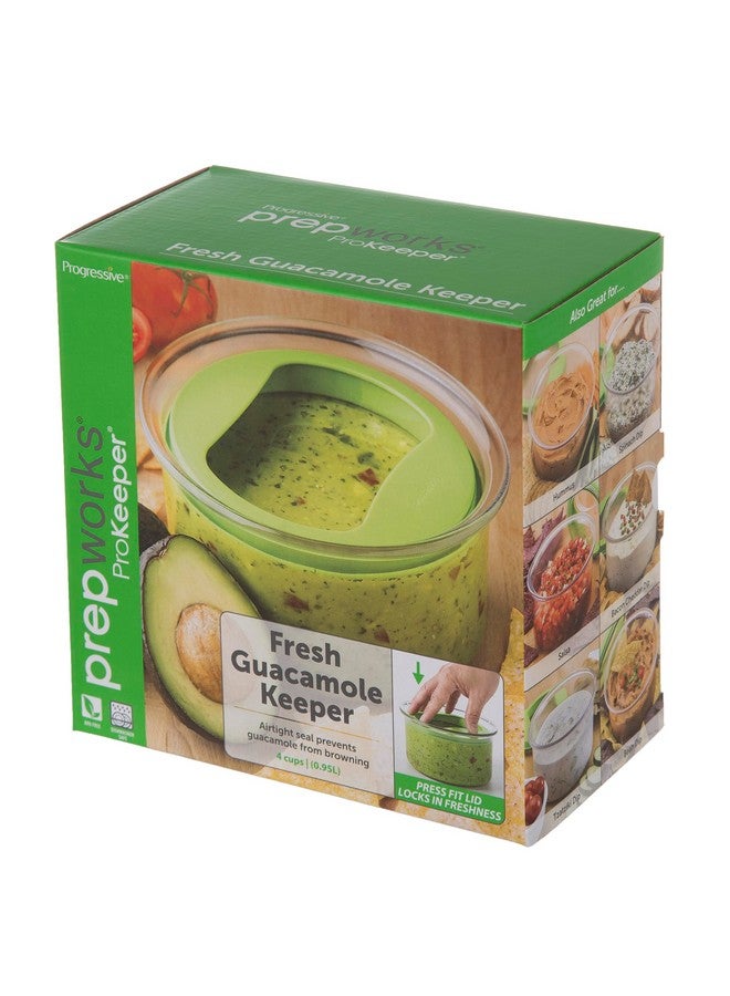بريب ووركس حاوية تخزين بلاستيكية للمطبخ من بروكيبر من بروجريسيف إنترناشونال فريش جواكامولي مع غطاء محكم الإغلاق (أخضر) - Image 3