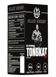 DEXTER JACKSON Black Series Male Performance Tongkat Ali 1200mg - Advanced Supplement for Strength, Stamina, and Vitality (60 Capsules)  - Image 4