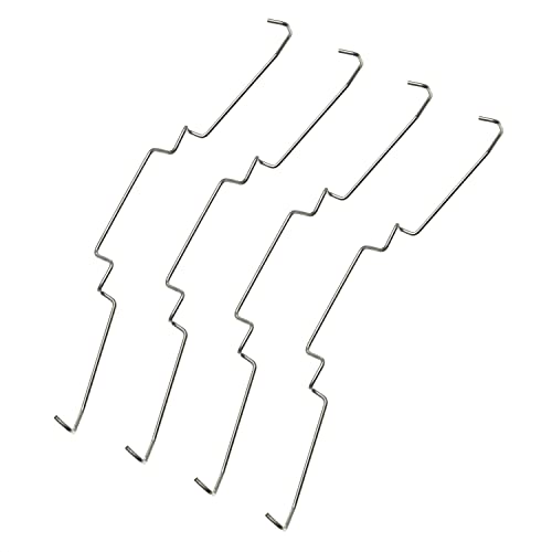 DGHAOP 4pcs Computer Mainboard CPU Radiator Fan Fixing Clip Computer Cooling Accessories, 12CM Wire Buckle Lower Hook Type - Image 1