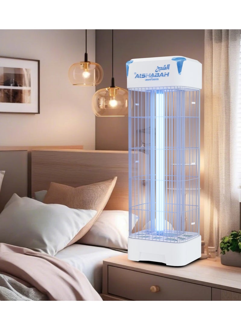 Alshabah - ALSHABAH Pro model 6700, Original Mosquito Killer, very strong shock, Mosquito Lamp with 22~25W UV Light and Cleaning Brush, High Powered Insect Killer for Indoor, Kitchen, Patio, Backyard (White Pro) - Image 1
