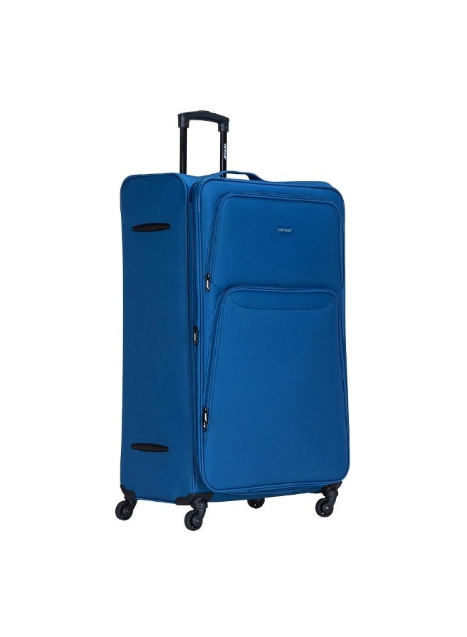 VIPTOUR 4-Piece Fabric Softside Luggage Set with 360° Spinner Wheels & Number Lock – Durable Polyester Travel Trolley Bag (20’’ / 24’’ / 28’’ / 32’’) - TARQUOISE - Image 3