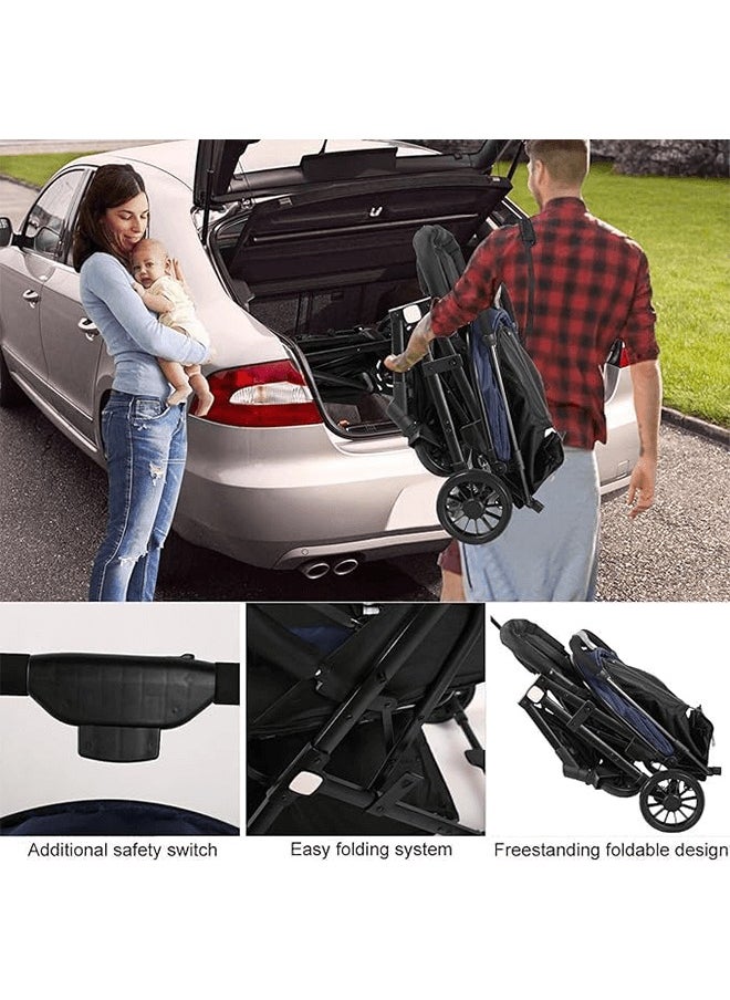 Lightweight Stroller,Foldable Baby Stroller, 0-3 Year Old Baby Travel Stroller With Storage Basket, Four-Wheel Suspension, One Click Folding, Can Sit Or Lie Down, 5-Point Seat Belt, Grey - pzsku/Z52E8D08BA47ACFC44AD4Z/45/_/1732775223/9b6d7d2e-49b9-4abb-901e-304474269729