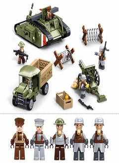 Sluban SLUBAN-ARMY WWI MARK VS TANK OFFENSIVE ACTION 516PCS  - Image 4