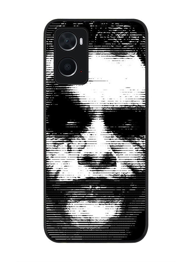Stylizedd Rugged Black edge case for Oppo A96 4G/A36/A76 Slim fit Soft Case Flexible Rubber Edges Anti Drop TPU Gel Thin Cover - Joker - Image 1