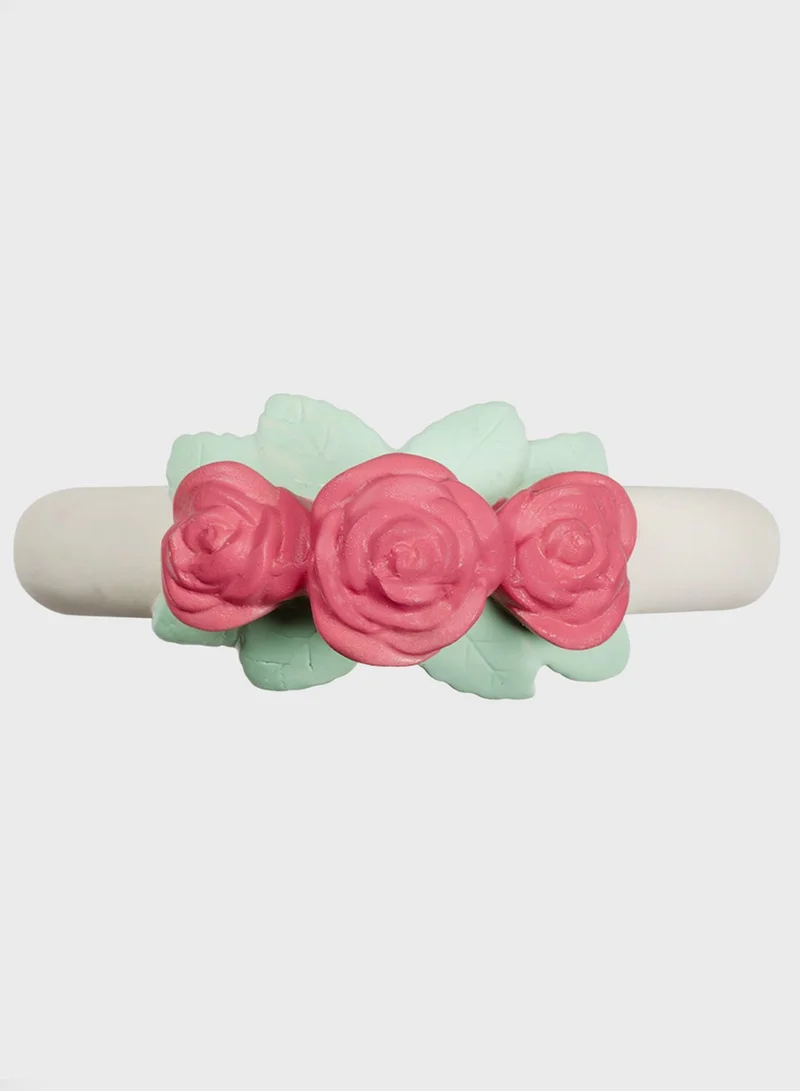 A Little Lovely Company Rose Bud Teething Ring