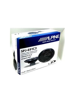 Alpine SPJ-691C3 Alpine 6 x 9 Inches Coaxial 3-Way Speaker, Set of 2  - Image 4