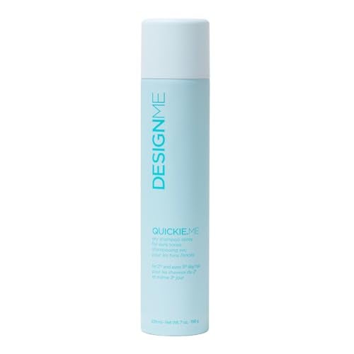 Design.Me QUICKIE.ME Dry Shampoo For Dark Tones | Instantly Refreshes, Absorbs Oils | Root-Lifting Formula with Rice Starch | Residue-Free Waterless Spray for Brown, Black, Dark & Red Hair - Image 1