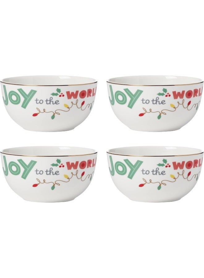 Lenox 896326 Snoopy Christmas 12Piece Dessert Set Holiday Dinnerware - Image 4