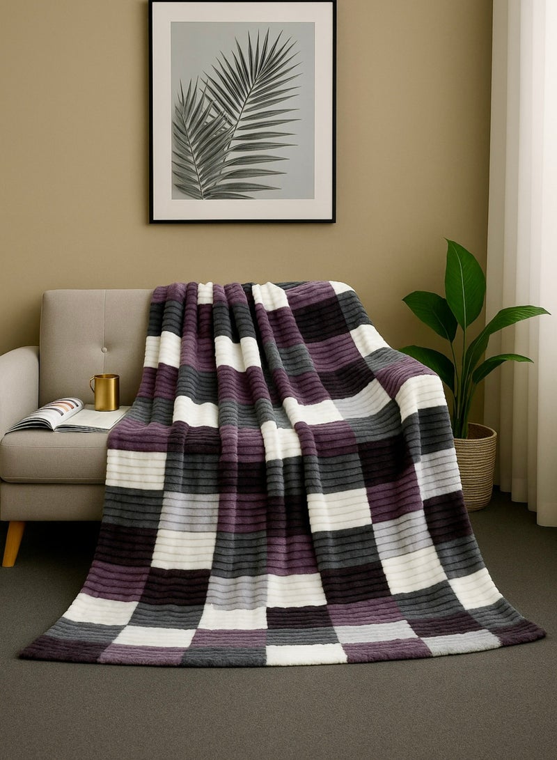 ستار لايف بطانية خفيفة الوزن 250 جرام لكل متر مربع بطانية مريحة متعددة الألوان 160*220 سم بطانية فائقة النعومة مفيدة لجميع المواسم للسرير والأريكة - Image 1