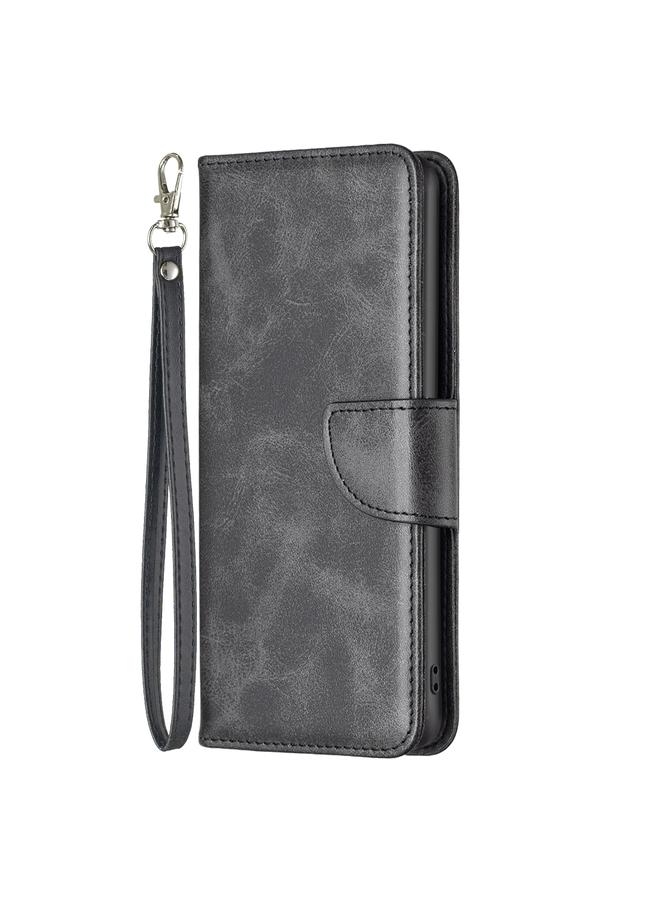 S-TOP Case For Infinix Hot 11s NFC Lambskin Texture Pure Color Flip Leather Phone Case - Image 2