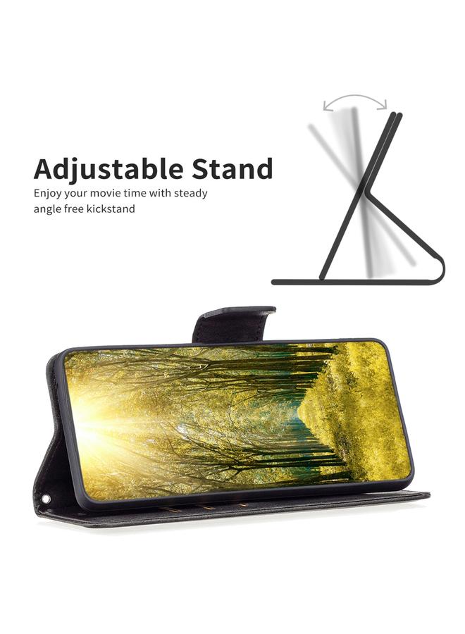 S-TOP Case For Infinix Hot 11s NFC Lambskin Texture Pure Color Flip Leather Phone Case - Image 4