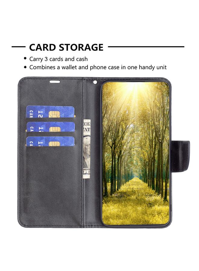 S-TOP Case For Infinix Hot 11s NFC Lambskin Texture Pure Color Flip Leather Phone Case - Image 5