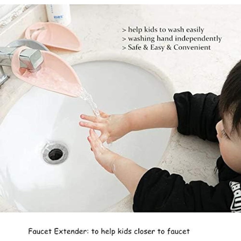 KIDWILL Faucet Extender, Hand-Washing Solution for Children, Teach Your Kids Good Habits, Silicone Kitchen Sink Tap Extension, Water Saver Faucet Extension, Aerator for Kitchen Tap, 5.7x3.9inch - Image 3