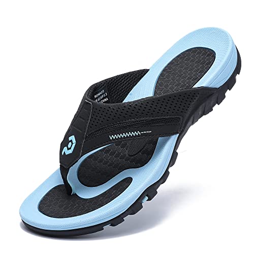 Pulltop Flip Flops for Men, Mens Thong Sandals Waterproof Shower Sandals Summer Outdoor Slippers Non Slip Beach Sandals for Men - Image 1