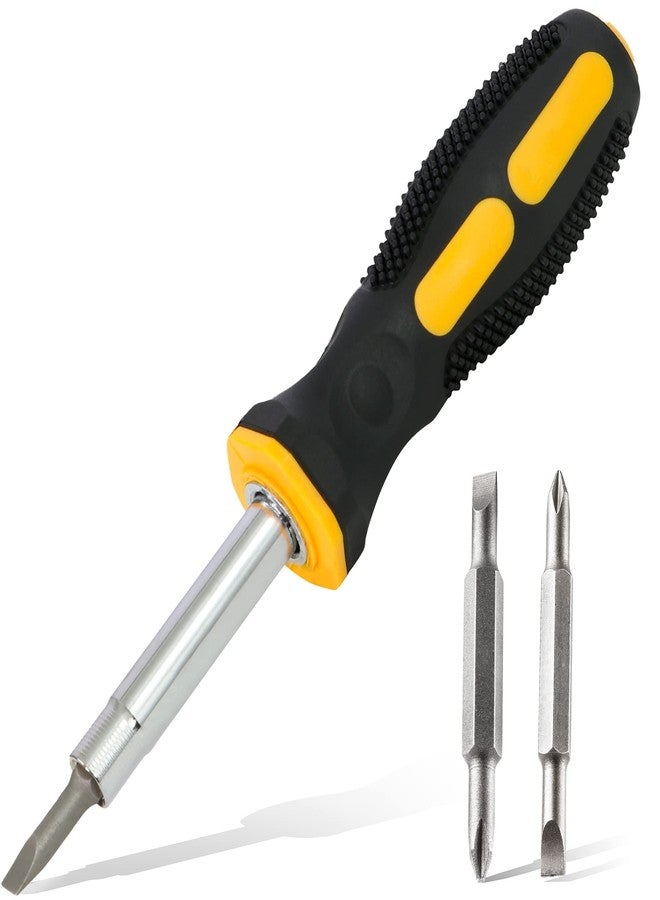 Raven 6 in 1 Screwdriver set with Comfortable Non-Slip Grip, Multi-tool Screw Driver Bit Set multipurpose, All in 1 Nut Driver with Phillips/Slotted Super Quality Steel Bits, with Built-in bit holder - Image 1