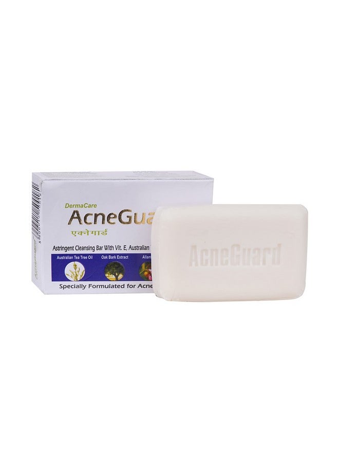 PIL - Acneguard Soap Clears Acne Pimples Clogged Pores For Face And Body Perfect Blend Of Natural Ingredients Deeply Cleanses Gentle Refreshing (75Gm Each Pack Of 2) - Image 1