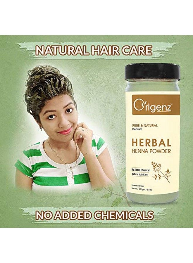 Origenz Premium Herbal HENNA Powder for Hair 100gm (Pack of 1) - Image 3