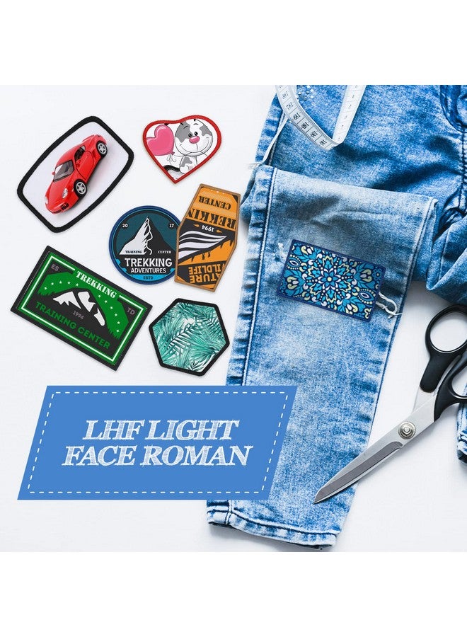 Juinte 140 Pieces Sublimation Patches Blank Hat Patches Sublimation Patches Blank for Hats Hat Patches Blank Patches for Clothes Hat Dress Patch (Black, Blue, Red, Khaki) - Image 5