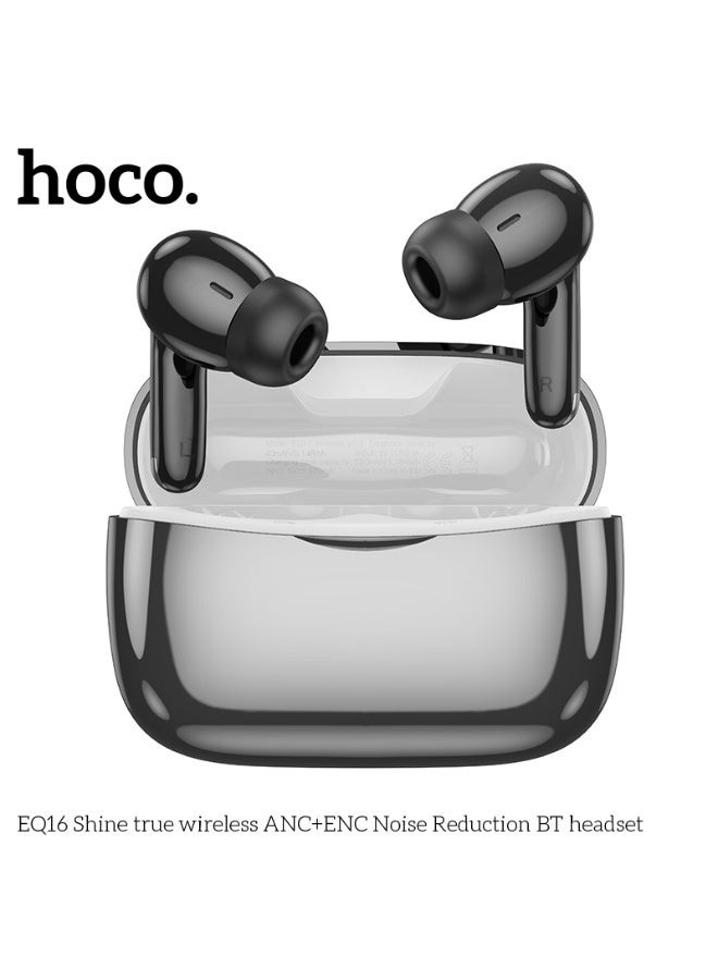 hoco. EQ16 Shine true wireless ANC+ENC Noise Reduction BT headset - Image 2
