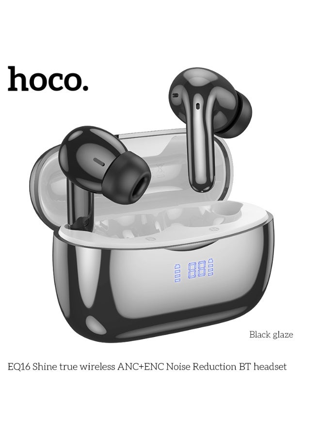 hoco. EQ16 Shine true wireless ANC+ENC Noise Reduction BT headset - Image 1
