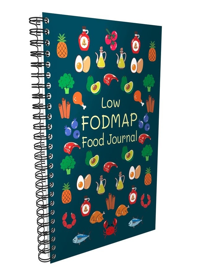 OptiLiving Publishing Low FODMAP Food Journal - For IBS, Crohn’s, Colitis, SIBO & Other GI Issues | A5 Spiral Bound - Image 1