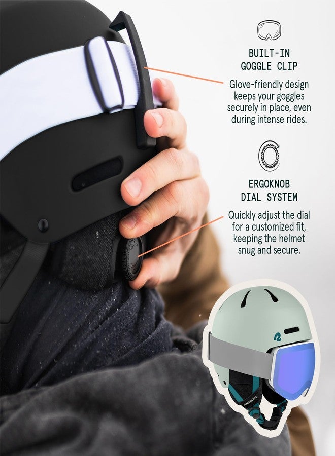 Retrospec Comstock Ski & Snowboard Helmet for Adults - Durable ABS Shell, Protective EPS Foam & 10 Cooling Vents - Adjustable Fit for Men & Women - Winter Sports - Image 4
