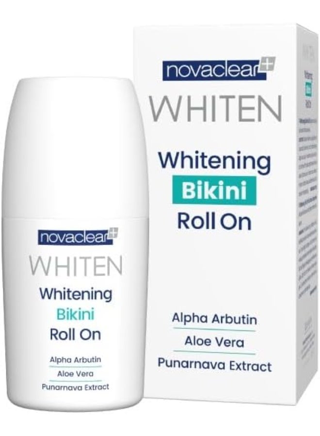 Novaclear Whitening Bikini Roll-On – Brightening Deodorant for Dark Spots with Alpha Arbutin & Aloe Vera – 50 ML - Image 2