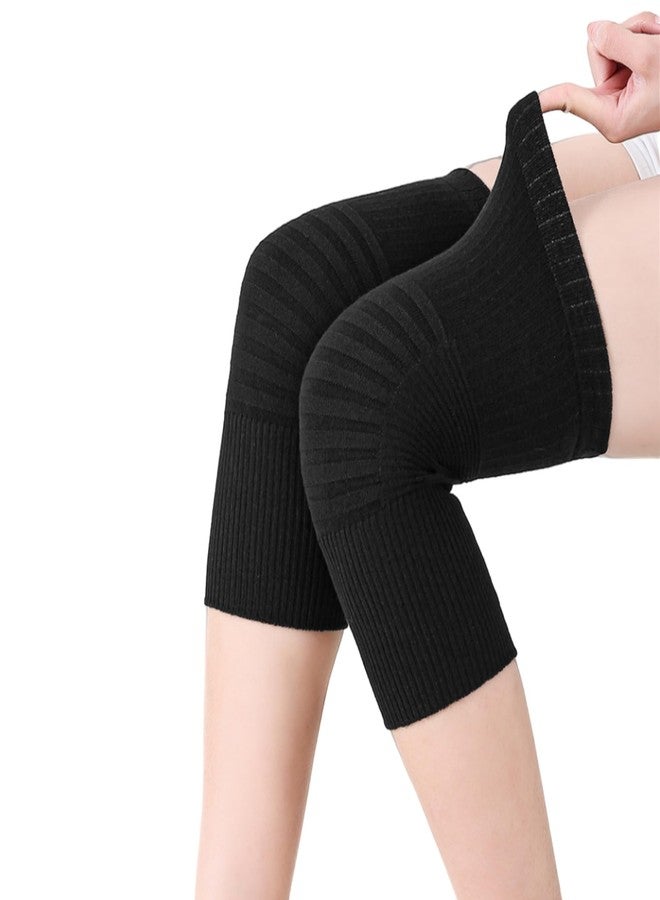 JUMISEE Compression Knee Sleeve for Women Men, Cotton Knee Brace Non-Slip Leg Support for Running Pain Management Arthritis Pain Relief Rheumatism - Image 2
