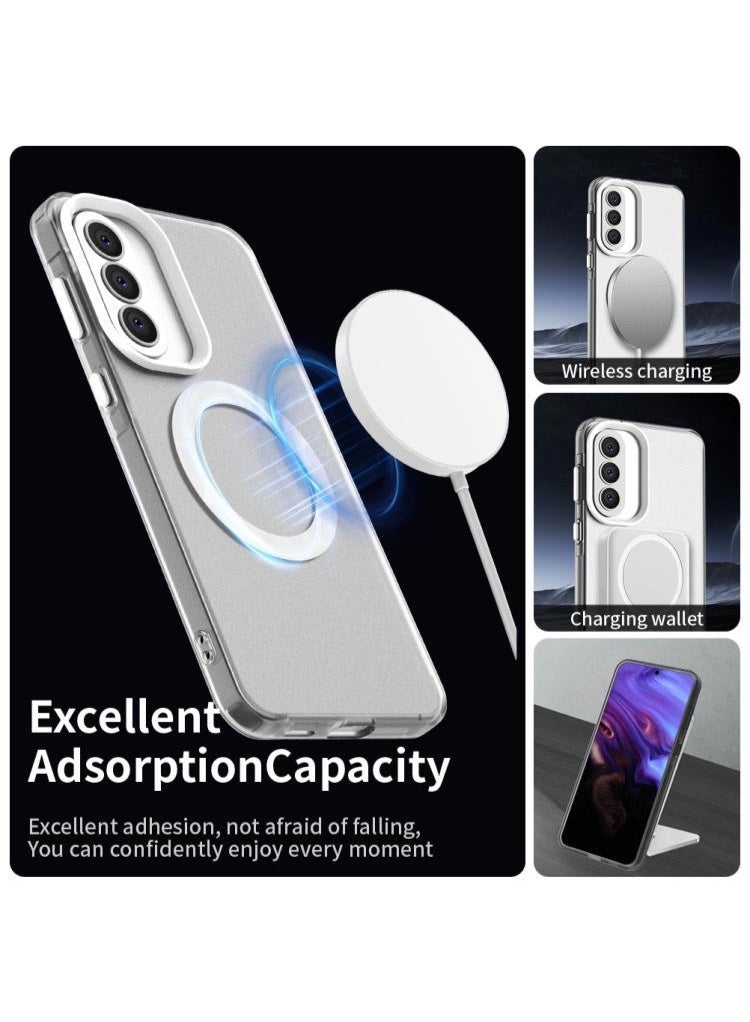 Tm Samsung A57 Ultra Shield Anti-Drop Phone Case | Slim Matte Protective Back Cover - White - Image 2