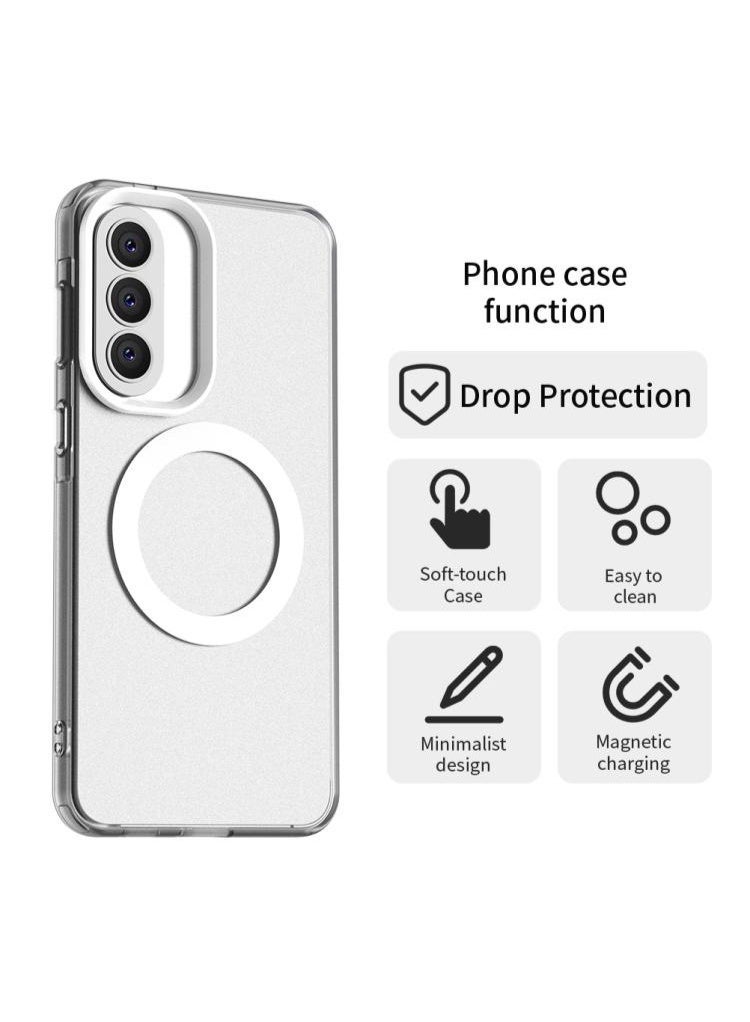 Tm Samsung A57 Ultra Shield Anti-Drop Phone Case | Slim Matte Protective Back Cover - White - Image 5