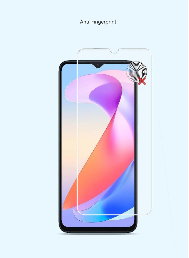 Techie 2 قطع واقي شاشة زجاجي مقسى HD لهاتف Honor X6a - مضاد للانعكاس ومضاد للفقاعات بصلابة 9H وسمك 0.33 مم وحواف مدورة وسهولة في التركيب - Image 2