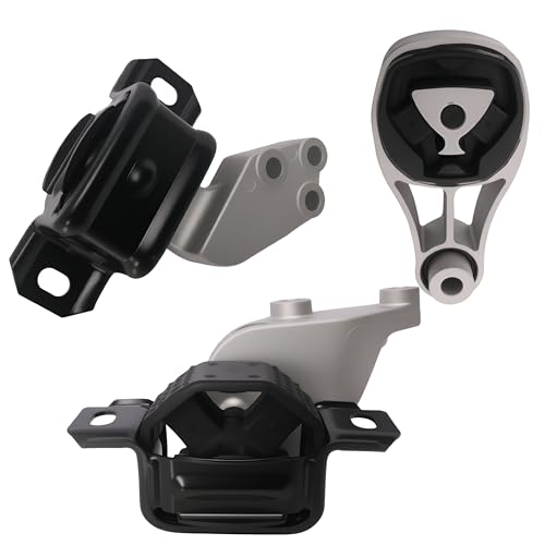 JAVOUKA Engine Motor and Transmission Bracket Kits Compatible with Smart Fortwo Electric L3 10L 20082015 Auto Motor Engine Trans Mount Set 3 PCS Replace OE A1322200148 A1322200248 A0140241070