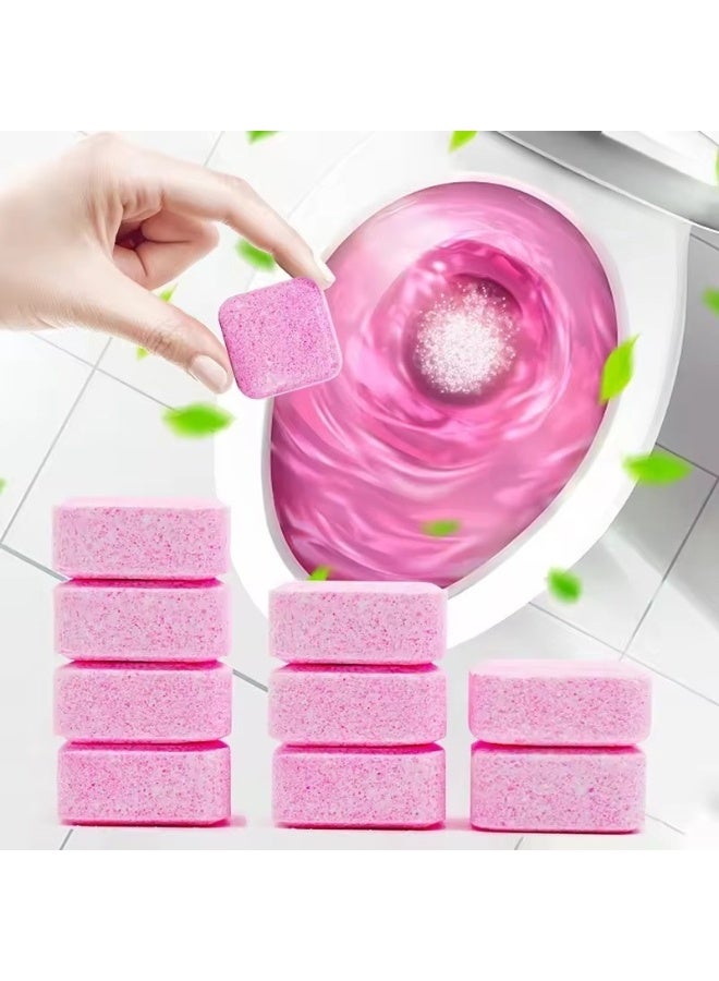 12 من أقراص تنظيف المرحاض الفعّالة – أقراص تنظيف فوافير المرحاض لإزالة البقع والتراكم العنيد – تعطير المرحاض وإزالة الروائح الكريهة – تنظيف المرحاض بسهولة دون مجهود – أقراص تنظيف المرحاض اليومية للحفاظ على وعاء المرحاض نظيف وصحي - Image 1