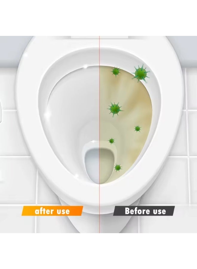 12 من أقراص تنظيف المرحاض الفعّالة – أقراص تنظيف فوافير المرحاض لإزالة البقع والتراكم العنيد – تعطير المرحاض وإزالة الروائح الكريهة – تنظيف المرحاض بسهولة دون مجهود – أقراص تنظيف المرحاض اليومية للحفاظ على وعاء المرحاض نظيف وصحي - Image 4