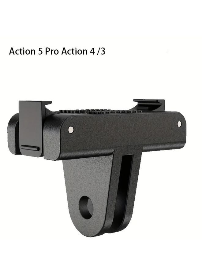DJY 001 Magnetic Quick Release Adapter Mount For DJI Action 5 Pro 4 3 Camera - Image 4
