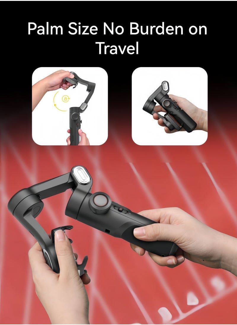 AOCHUAN - Smart XE AI Gimbal Stabilizer for iPhone Android with 7.0 Anti-Shake AI Tracking Sensor & Focus Wheel for Video Recording - Image 1