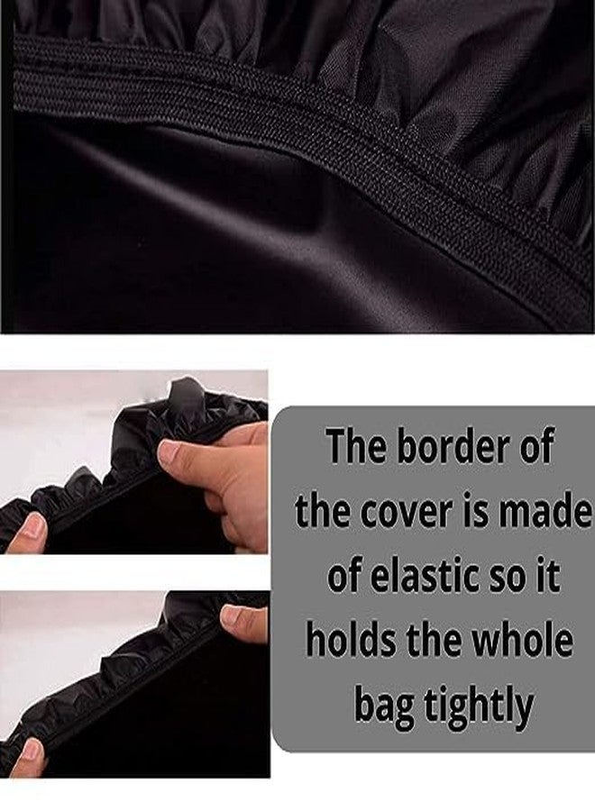 JEJDA Bag Cover Waterproof Rain Cover for Backpack Bags, Rainproof Dust Proof Protector Elastic Adjustable for Trekking & Laptop, School Bag Cover, Luggage Bag Cover with Pouch Free Size Heavy - Image 4