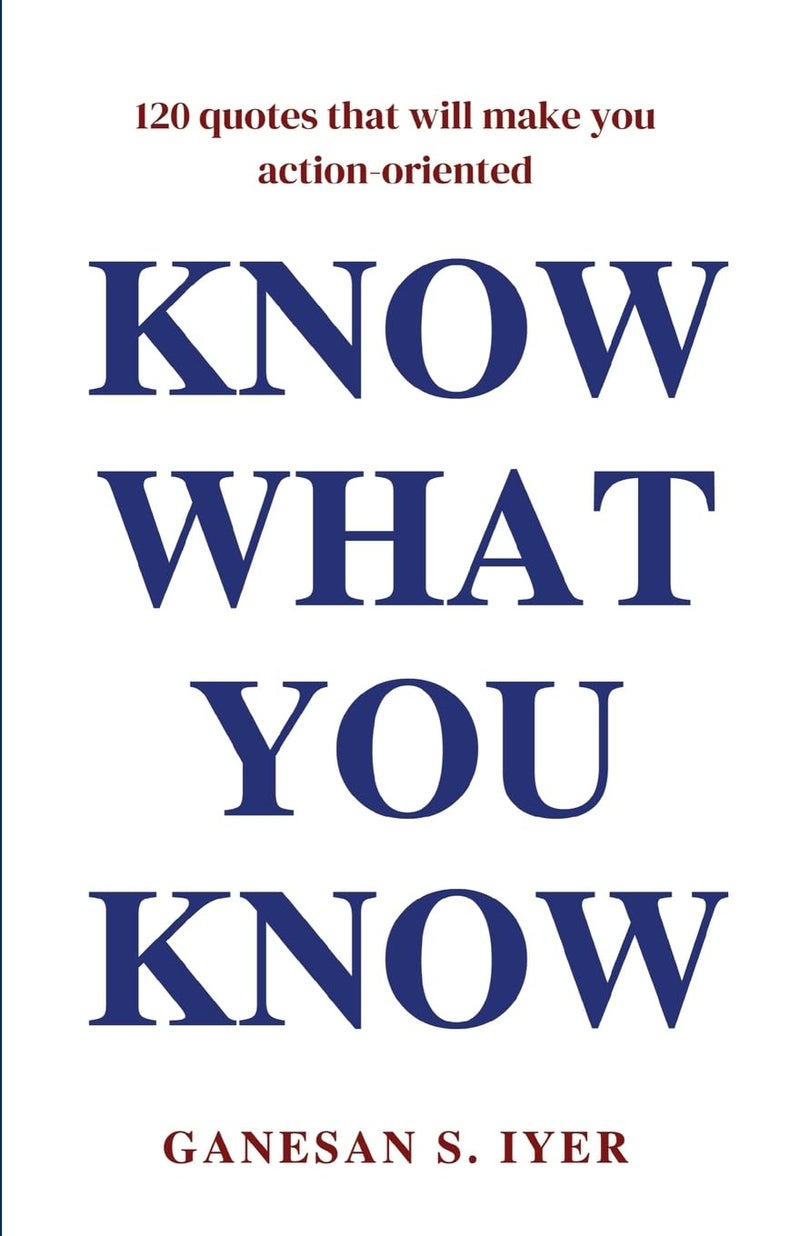KNOW WHAT YOU KNOW - Image 1